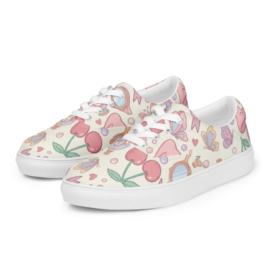 Women's Lace-Up Canvas Shoes