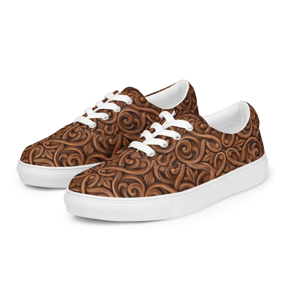 Women's Lace-Up Canvas Shoes