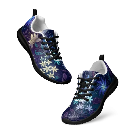 Celestial Night Blooming Floral Pattern