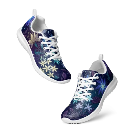 Celestial Night Blooming Floral Pattern