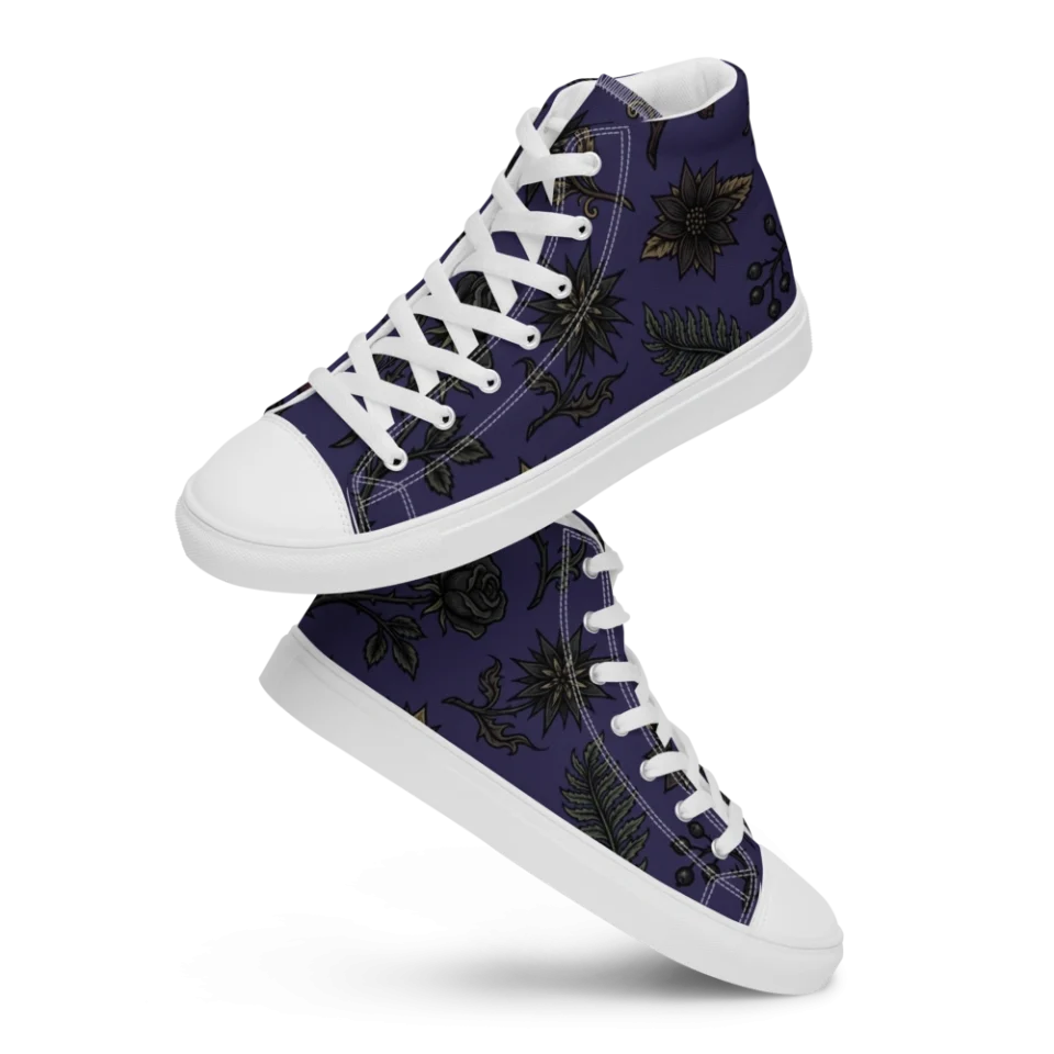 Men's High Top Canvas Shoes