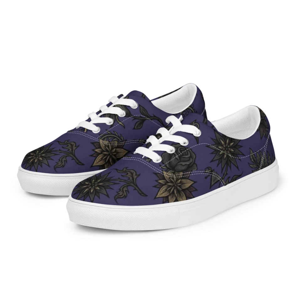 Women's Lace-Up Canvas Shoes