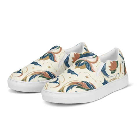 Women's Slip-On Canvas Shoes mockup