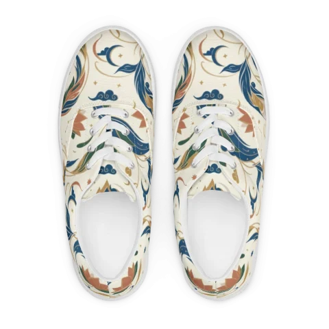 Zapatos de lona con cordones para hombre
