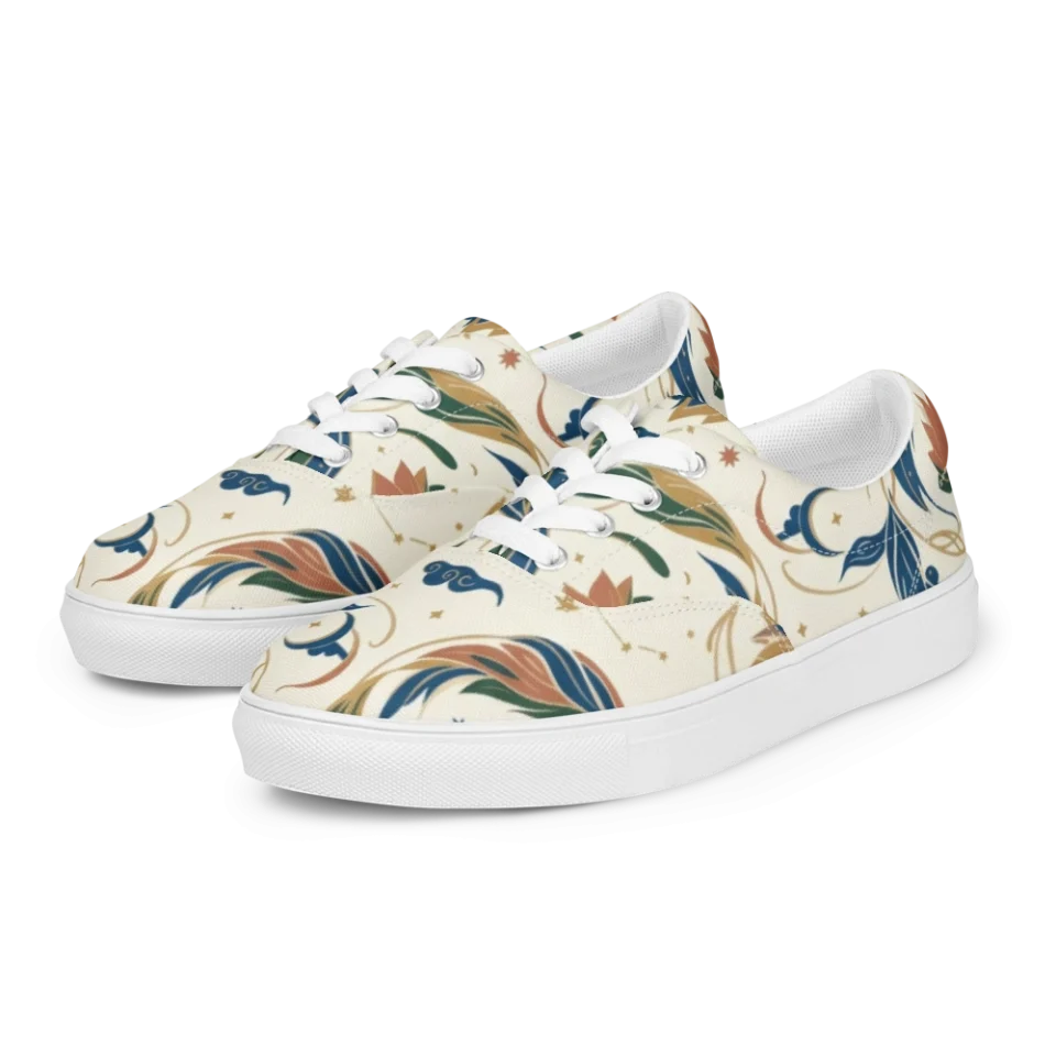 Women's Lace-Up Canvas Shoes