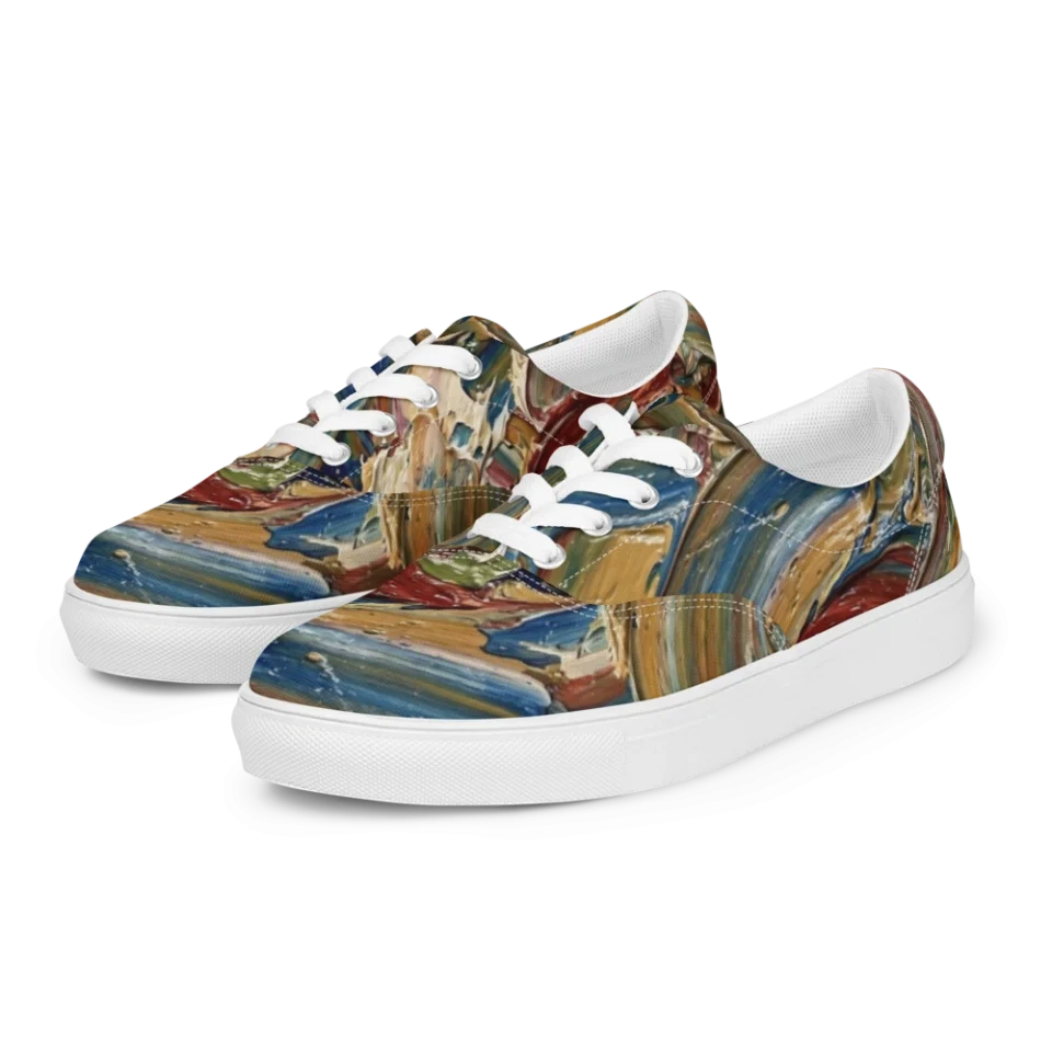 Women's Lace-Up Canvas Shoes