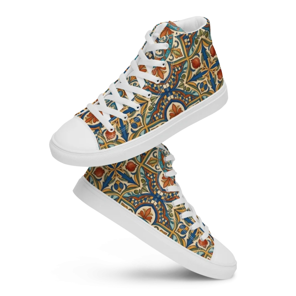 Men's High Top Canvas Shoes