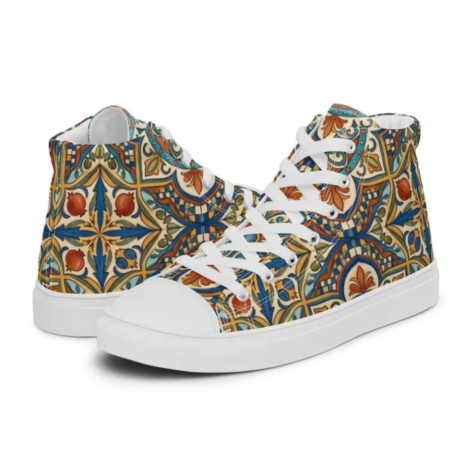 Women's High Top Canvas Shoes