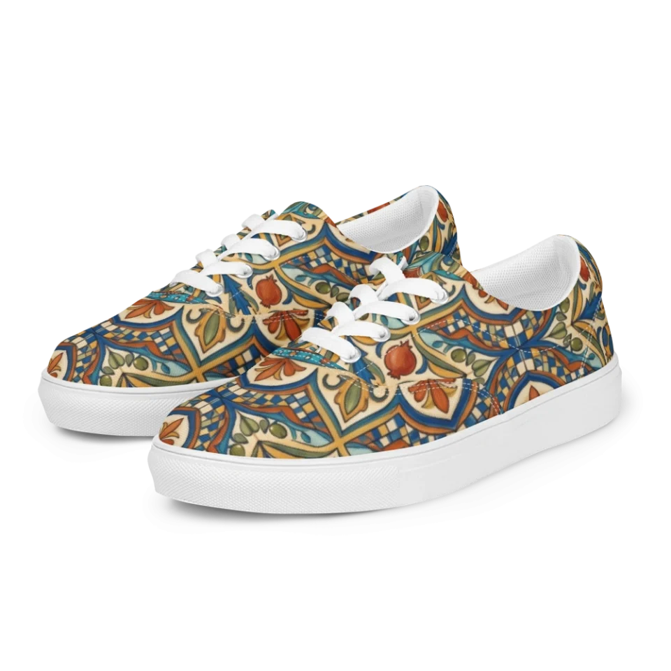 Women's Lace-Up Canvas Shoes