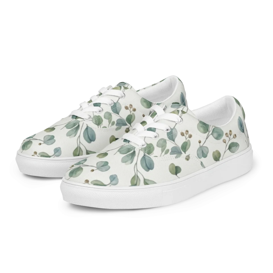 Women's Lace-Up Canvas Shoes