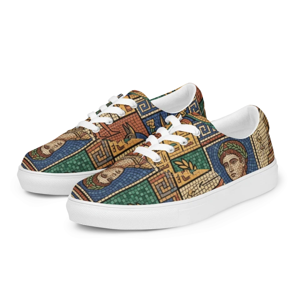 Women's Lace-Up Canvas Shoes