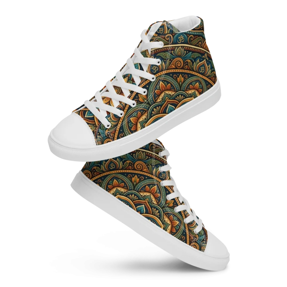 Men's High Top Canvas Shoes