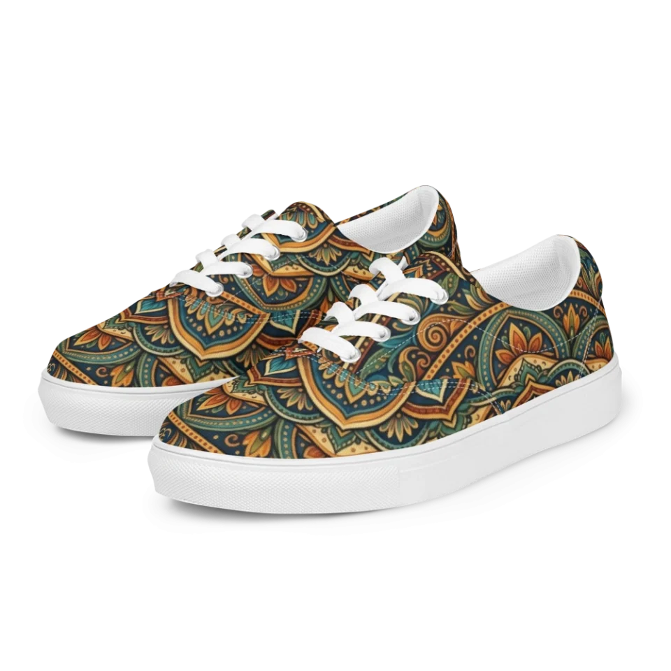 Women's Lace-Up Canvas Shoes
