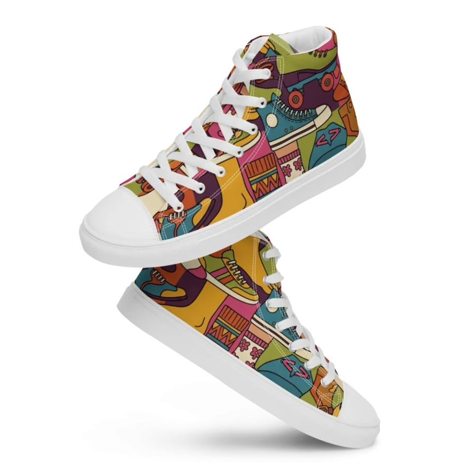 Men's High Top Canvas Shoes