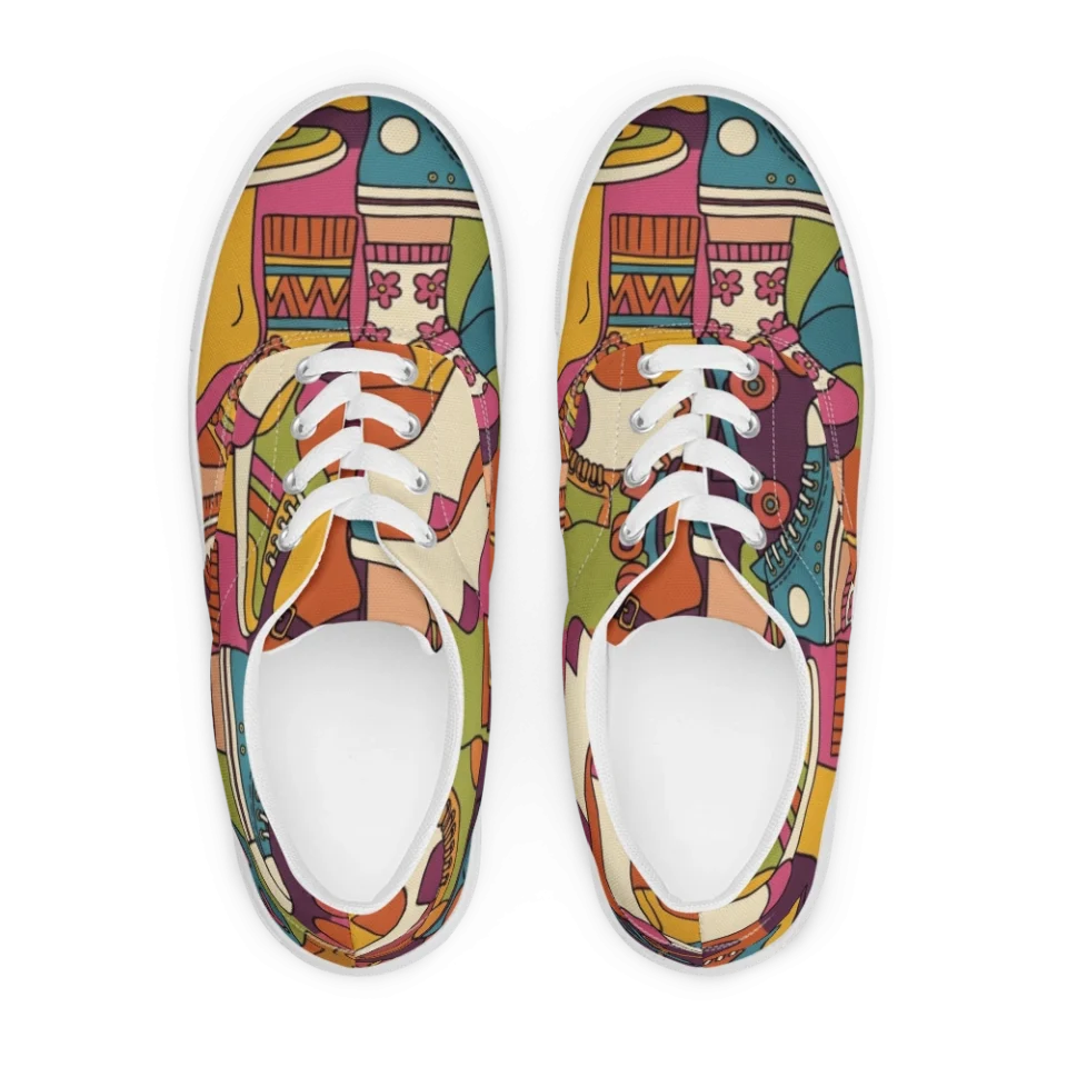 Men's Lace-Up Canvas Shoes