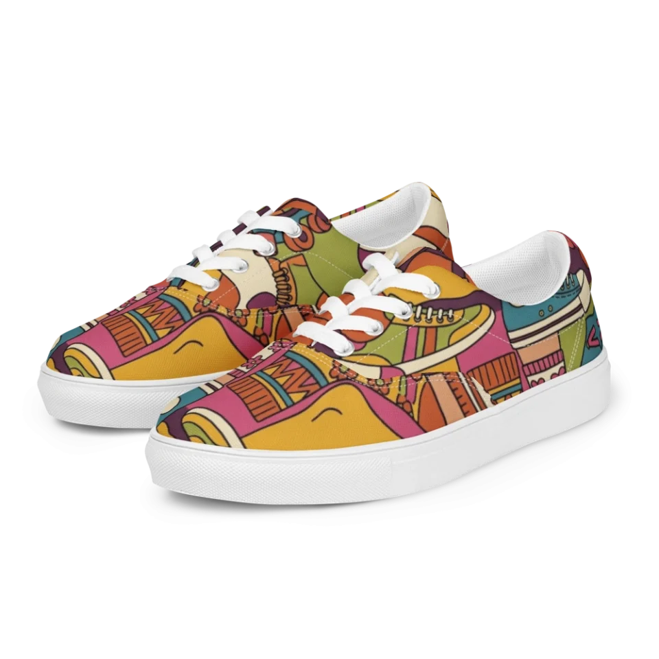 Women's Lace-Up Canvas Shoes