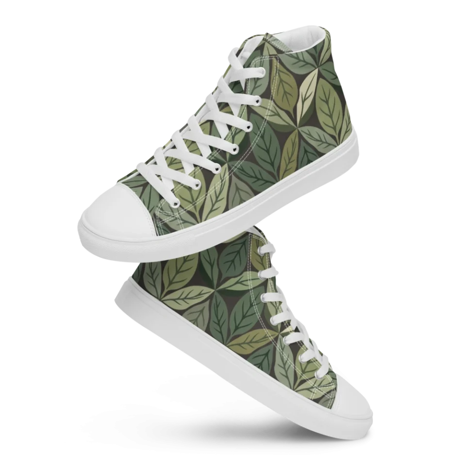 Men's High Top Canvas Shoes