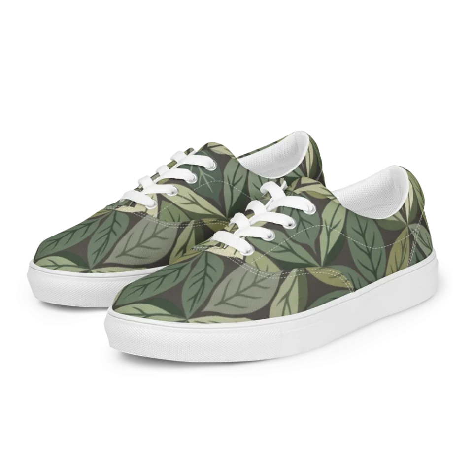 Women's Lace-Up Canvas Shoes