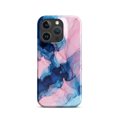 Ethereal Navy and Pink Pigment Swirl