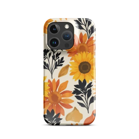 Sun-Drenched Marigold Gothic Botanical Mosaic