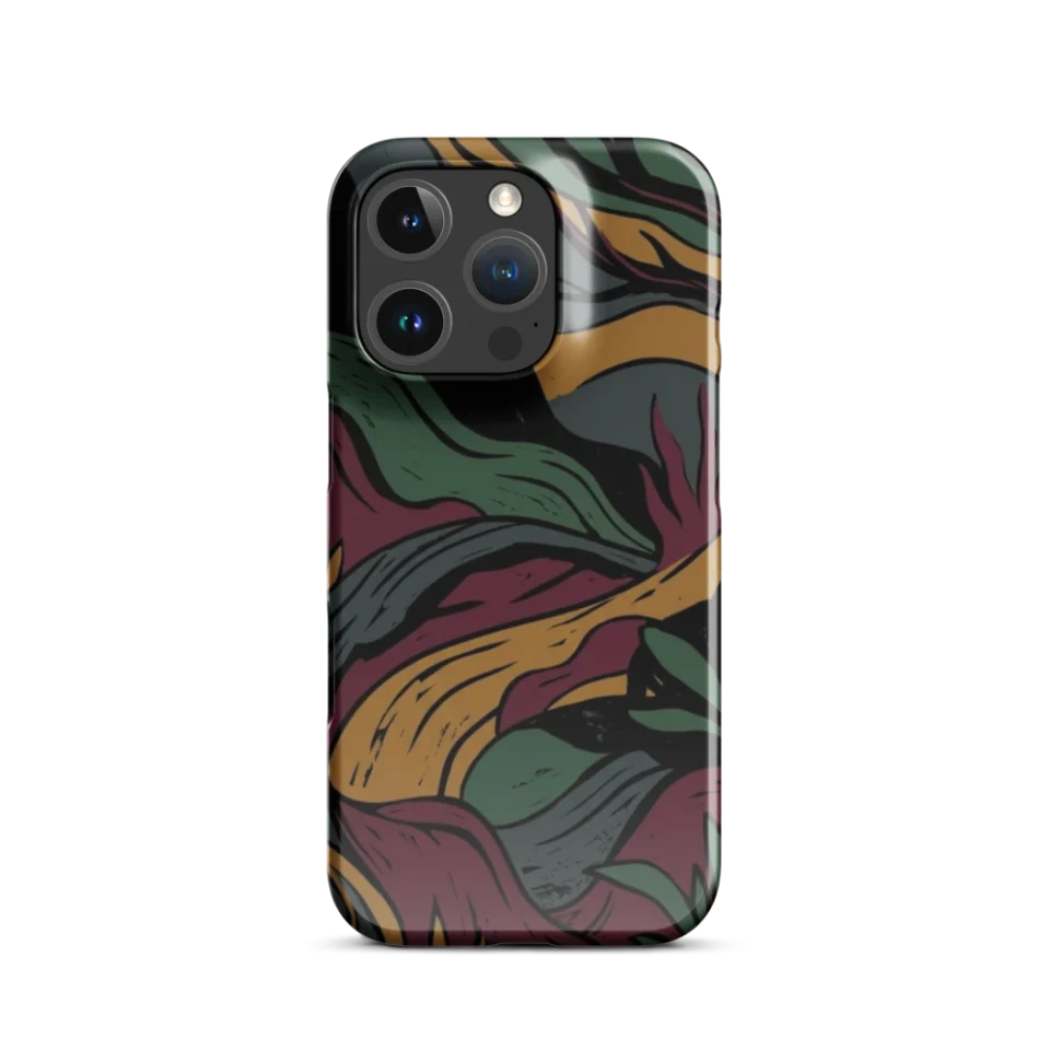 Geometric phone case designs