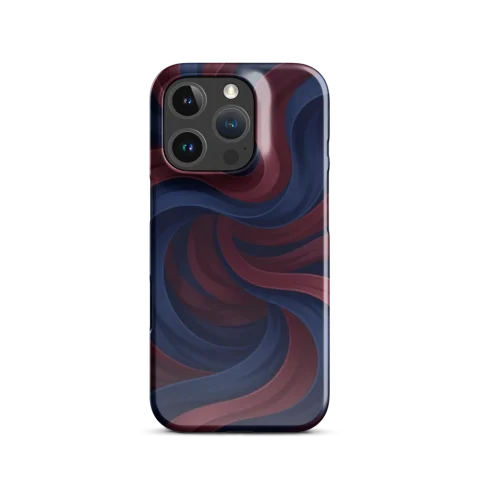 Velvet Currents of Navy and Burgundy