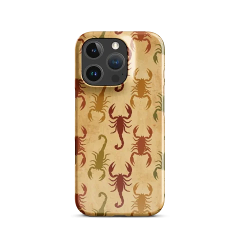 Midnight Scorpion Vintage Silhouette Pattern