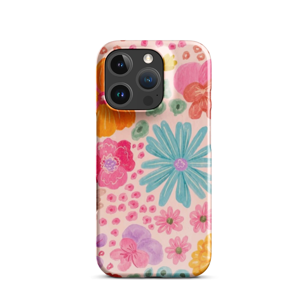 motifs floraux pour coques de téléphone