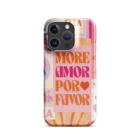 Maqueta de funda Snap para iPhone
