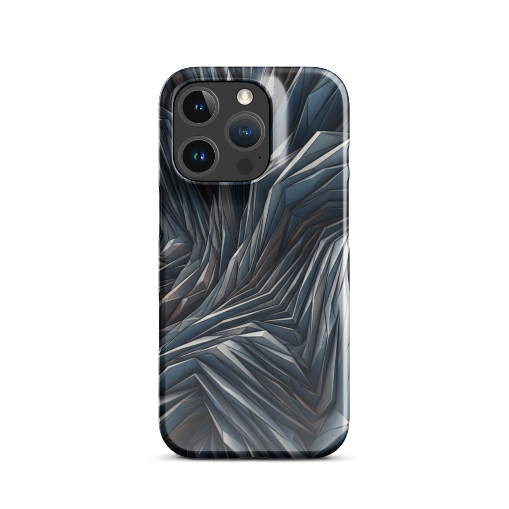 Angular Slate Blue Geometric Shards