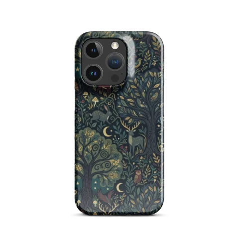 Dark Forest Tapestry Woodland Animals