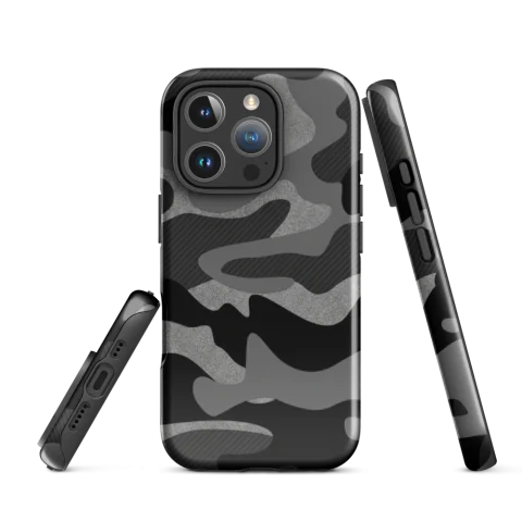 Dark Grey Tactical Camouflage Pattern