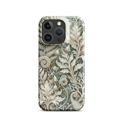 Alabaster Porcelain Ferns Sage Forest