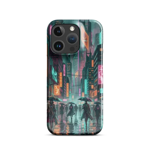 Neon Cyberpunk Haute Couture Reflection