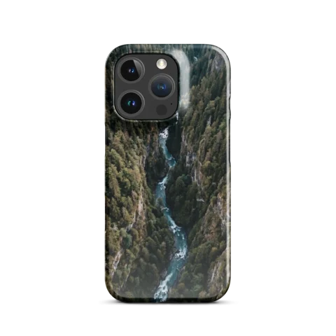 Winding River Forest Canyon Aerial