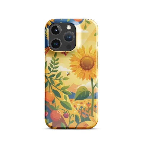 Bright Sunflower Orange Blossom Garden
