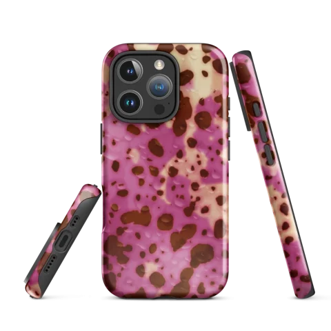 Wet Magenta Leopard Spot Pattern