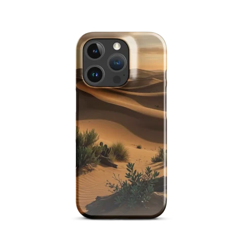 Golden Desert Dunes Emerald Harmony