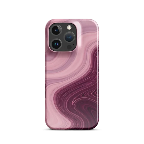 Dusty Rose Burgundy Liquid Swirl