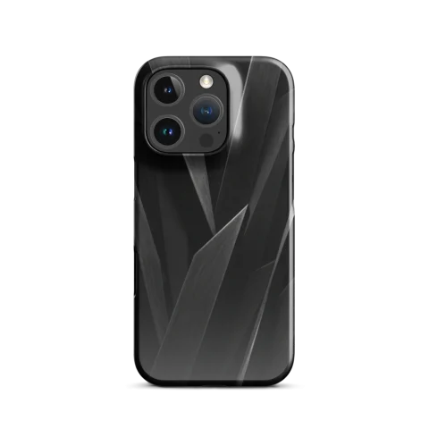 Matte Graphite Black Angular Plates