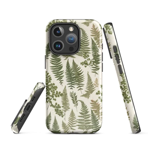Green Fern Leaf Botanical Pattern