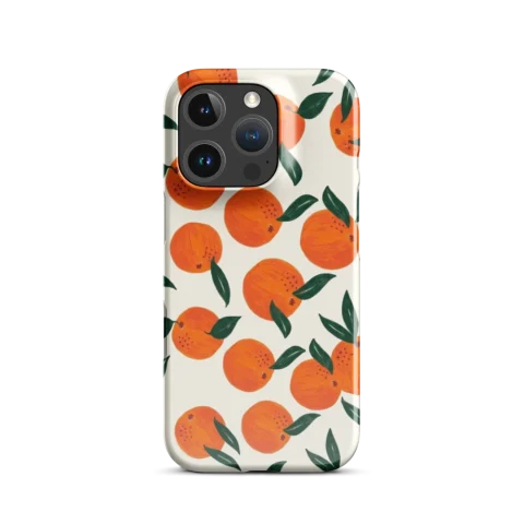 Painted Orange Citrus Fruit Pattern