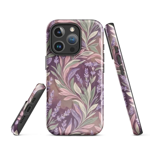 Purple Lavender and Sage Floral Pattern