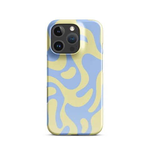 Fluid Pastel Yellow Blue Waves