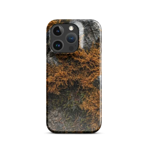 Velvety copper moss creeps tenderly over The artwork must fill the entire 9:16 portrait frame edge-t