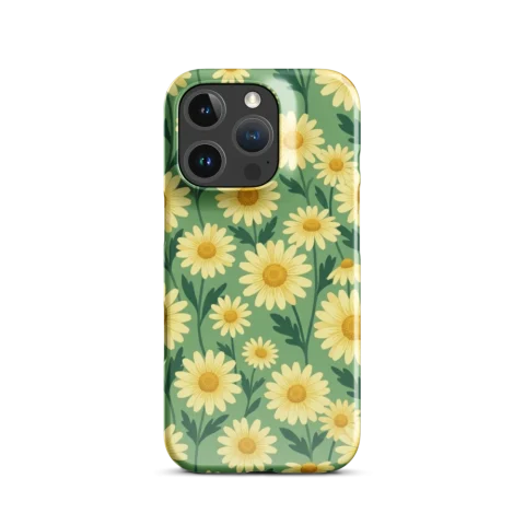 Butter Yellow Daisy Floral Pattern