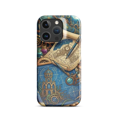 Vintage Celestial Blueprint and Gears