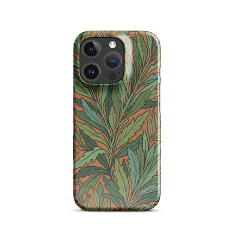 Green Sage Leaves on Terracotta