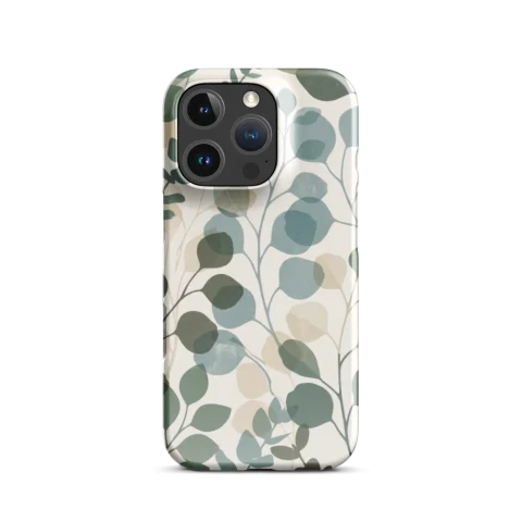 Sage Green Eucalyptus Botanical Pattern