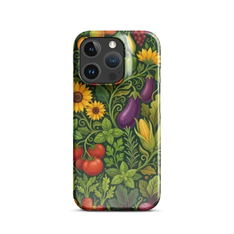 Vibrant Garden Vegetable Botanical Pattern
